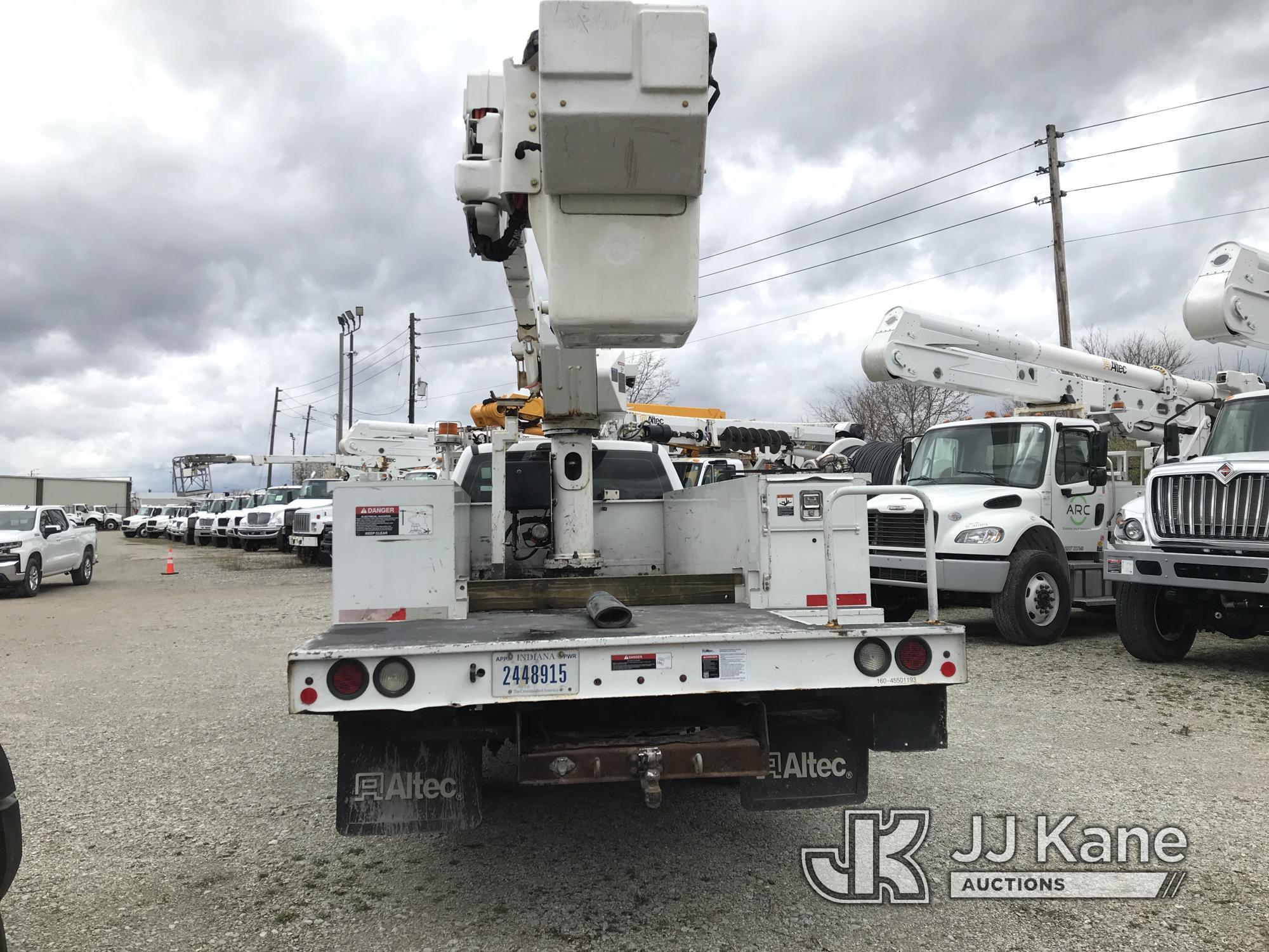 (Indianapolis, IN) Altec AT40G, Articulating & Telescopic Bucket Truck mounted behind cab on 2017 Fo