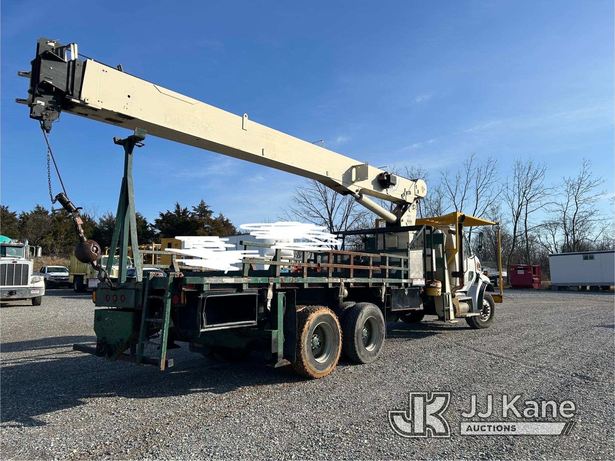 (Hagerstown, MD) National Crane Corp. 800-D, Crane mounted on 2009 Sterling LT8500 6x4 Stake Truck R