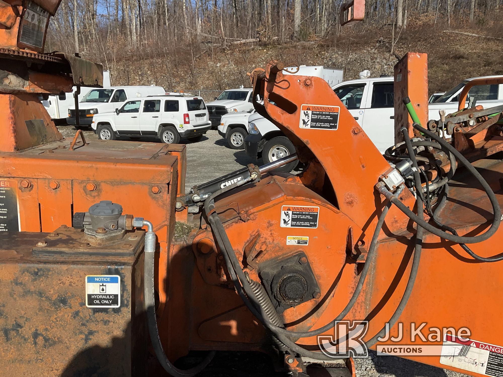 (Shrewsbury, MA) 2015 Altec DRM12 Chipper (12in Drum) Runs) (Operating Condition Unknown, Rust Damag