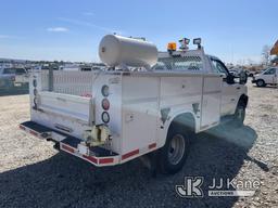 (Shrewsbury, MA) 2007 Ford F350 4x4 Service Truck Runs & Moves) (Rust Damage, Goodall Unit Runs, Com