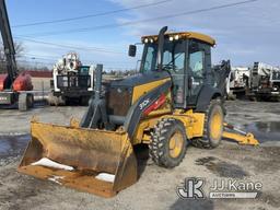 (Rome, NY) 2015 John Deere 310K 4x4 Tractor Loader Backhoe No Title) (Runs & Operates, Low Fuel, Che