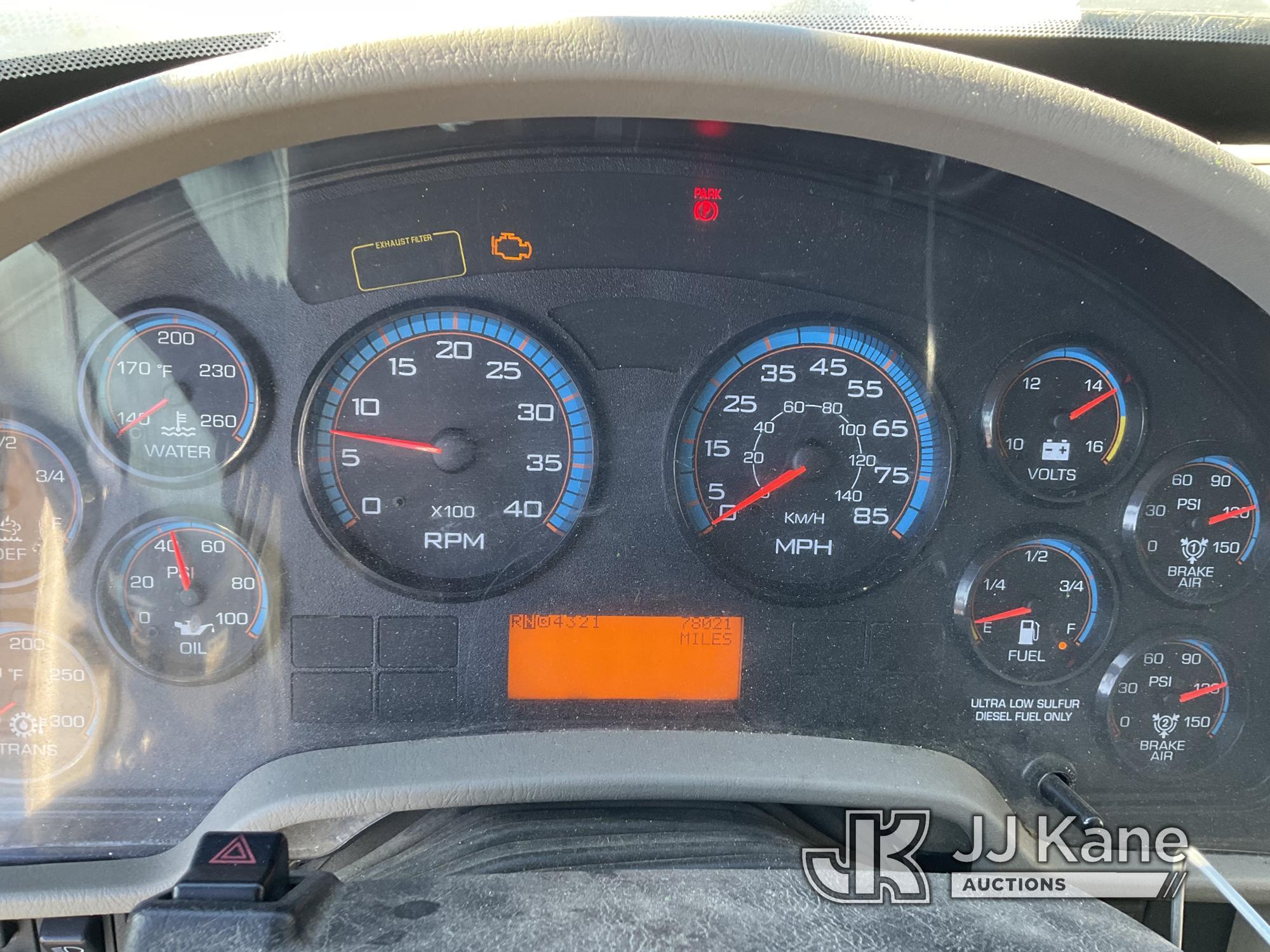 (Shrewsbury, MA) 2016 International 7400 Dump Truck Runs, Moves & Dump Operates) (Check Engine Light