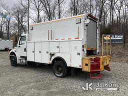 (Shrewsbury, MA) 2014 Freightliner M2 106 Enclosed Utility/Air Compressor Truck Runs & Moves) (Compr