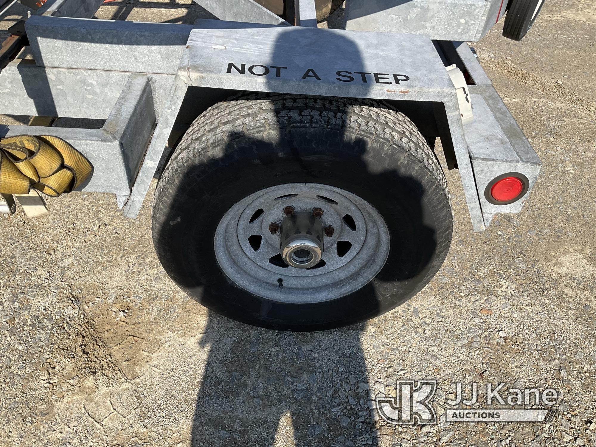 (Shrewsbury, MA) 2010 Purdy Bilt Galvanized Rotating PVC Coil Pipe Trailer Operates