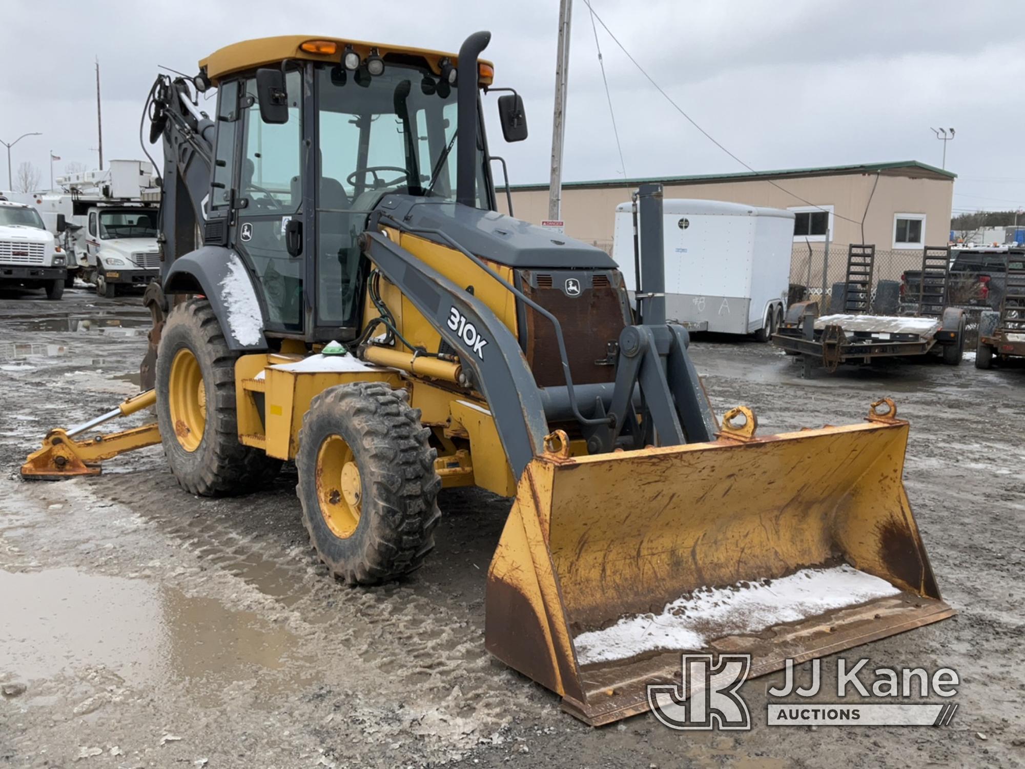 (Rome, NY) 2015 John Deere 310K 4x4 Tractor Loader Backhoe No Title) (Runs & Operates