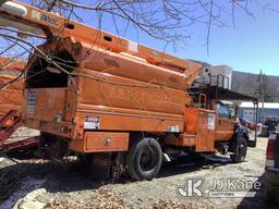 (Deposit, NY) Altec LR760E70, Over-Center Elevator Bucket Truck mounted behind cab on 2013 Ford F750