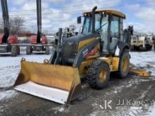 2014 John Deere 310K 4x4 Tractor Loader Backhoe No Title) (Runs & Operates