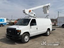 ETI ETT29-SNV, Telescopic Non-Insulated Bucket Van mounted on 2008 Ford E350 Cargo Van Runs Moves & 