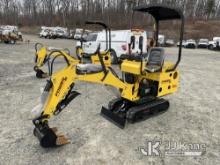 2023 Power X PX10-L Mini Hydraulic Excavator Unused) (Runs & Operates) (Faulty Hour Meter, Hour Mete