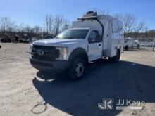 2017 Ford F550 Air Compressor/Enclosed Utility Truck Runs, Moves & Operates, Compressor Operational 