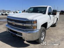 2016 Chevrolet Silverado 2500HD 4x4 Service Truck Runs & Moves, Body & Rust Damage