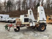 2012 Altec AD108 Self-Propelled Underground Cable Puller Runs, Moves & Operates) (Rust Damage, Missi