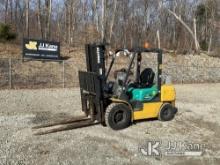 2005 Komatsu FD30T-14 Rubber Tired Forklift Runs, Moves & Operates