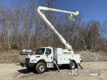 Altec AA755MH, Material Handling Bucket Truck rear mounted on 2012 Freightliner M2 106 4x4 Utility T