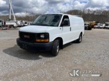 2014 GMC G2500 Cargo Van Runs & Moves, Rust Damage