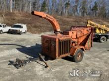 2011 Vermeer BC1000XL Chipper (12in Drum) No Title) (Runs) (Damaged Tongue Jack, Rust Damage