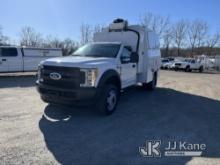 2017 Ford F550 4x4 Air Compressor/Enclosed Utility Truck Runs, Moves & Operates, Compressor Operatio