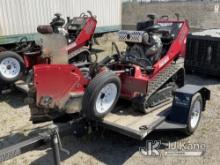 2018 Barreto 30SG Walk-Behind Crawler Stump Grinder No Title For Support Trailer) Runs Moves & Opera