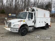 2014 Freightliner M2 106 Enclosed Utility/Air Compressor Truck Runs & Moves) (Compressor Makes Air, 