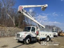 HiRanger HR52-MH, Material Handling Bucket Truck rear mounted on 2012 Freightliner M2 106 Utility Tr