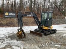 2017 John Deere 35G Mini Hydraulic Excavator Runs, Moves & Operates