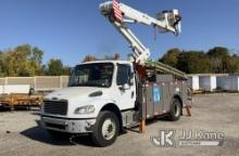 Duralift DTAX44, Articulating & Telescopic Bucket Truck mounted behind cab on 2013 Freightliner M2 1