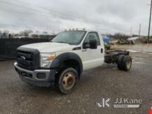 2016 Ford F550 Cab & Chassis Runs, Moves, Jump to Start, Battery Light, Dies when Jump Box is Remove