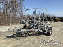 2010 Purdy Bilt Galvanized Rotating PVC Coil Pipe Trailer Operates