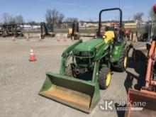 2019 John Deere 2032 4x4 Mini Tractor Loader Backhoe Runs & Operates