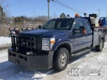 2011 Ford F350 4x4 Extended-Cab Service Truck Runs & Moves, Body & Rust Damage, Comp Runs, Starts Al