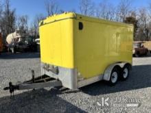 2013 Interstate I712T2 Enclosed Utility Trailer Pintle Hook, Rust & Body Damage