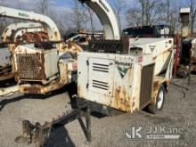 2016 Vermeer BC1000XL Chipper (12in Drum), trailer mtd. NO TITLE) (Runs) (Rust Damage