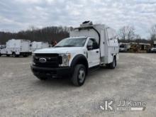 2017 Ford F550 Air Compressor/Enclosed Utility Truck Runs, Moves & Operates, Compressor Operational 