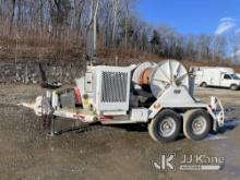 2013 TSE DPT-30 Single-Drum Puller, trailer mtd Runs & Operates) (Rust Damage