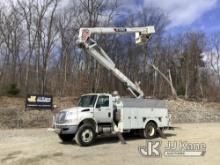 Terex/HiRanger HR46M, Material Handling Bucket Truck rear mounted on 2014 International Durastar 430