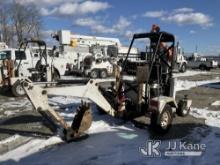 2016 RHM GF6LM Portable Backhoe No Title) (Not Running, Starter Whines, Operating Condition Unknown
