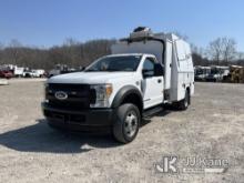 2017 Ford F550 4x4 Air Compressor/Enclosed Utility Truck Runs & Moves, PTO Not Operating, Compressor