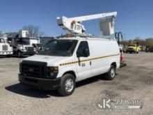 ETI ETT29-SNV, Telescopic Non-Insulated Bucket Van mounted on 2012 Ford E350 Cargo Van Runs & Moves,