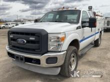 2013 Ford F350 4x4 Extended-Cab Service Truck Runs & Moves, Body & Rust Damage