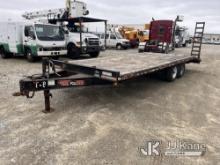 2014 Tow Bandit T/A Tagalong Deckover Equipment Trailer Rust Damage