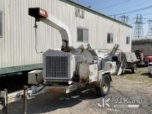 2015 Morbark M12D Chipper (12in Drum), Trailer Mtd. No Title) (Not Running Condition Unknown, Needs 