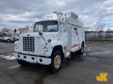 1984 Ford LN8000 Fire Truck Runs,Moves,Upper Not Operating , Throttle, Sticks, Body & Rust Damage, M