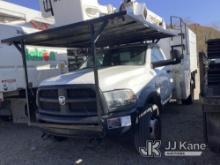 Terex/HiRanger LT40, Articulating & Telescopic Bucket Truck mounted behind cab on 2014 RAM 5500 4x4 