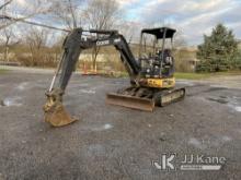 2015 John Deere 35G Mini Hydraulic Excavator Runs, Moves & Operates