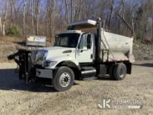 2005 International 7400 Dump Truck Runs, Moves & Dump Operates) (Bad Starter, Sporadically Works, Ru