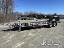 2013 Sauber 1580 Galvanized T/A Tilt Deck Tagalong Equipment Trailer