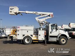 (Rome, NY) Altec TA41M, Articulating & Telescopic Bucket Truck mounted behind cab on 2016 Internatio