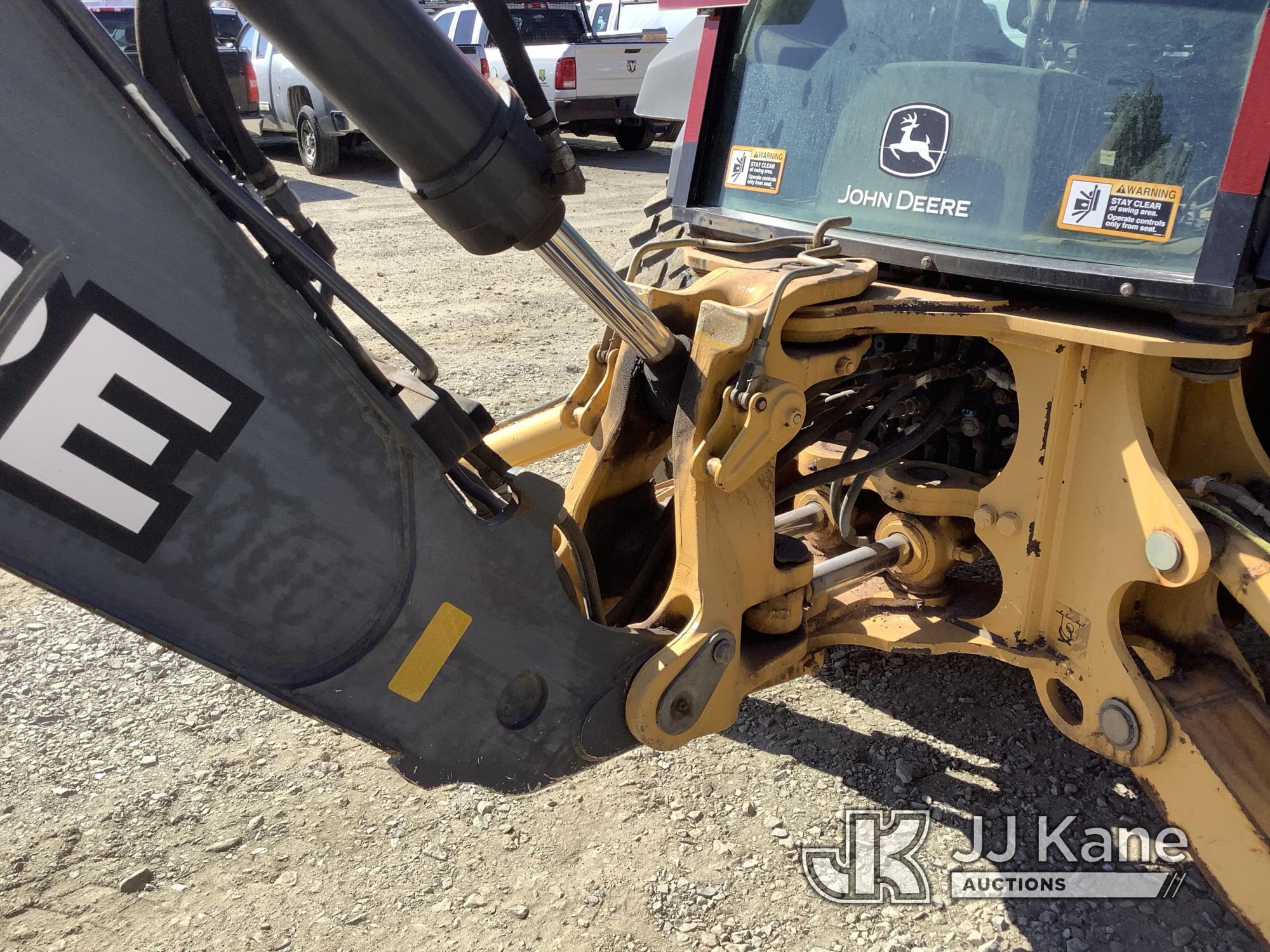 (Shrewsbury, MA) 2011 John Deere 310SJ Tractor Loader Backhoe No Title) (Runs, Moves & Operates) (Ba