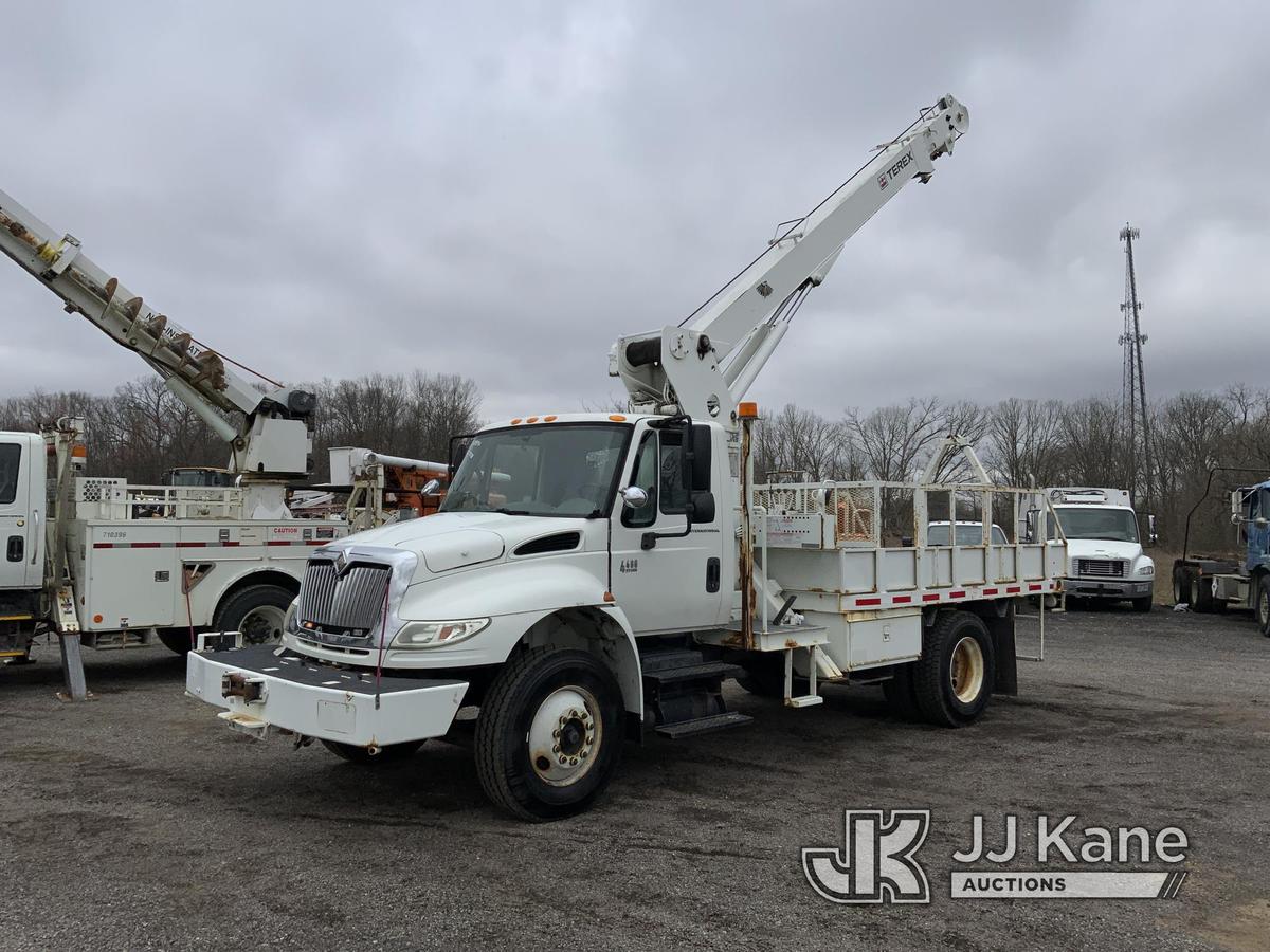 (Ashland, OH) Terex/Telelect Commander 4045, Hydraulic Truck Crane mounted behind cab on 2007 Intern