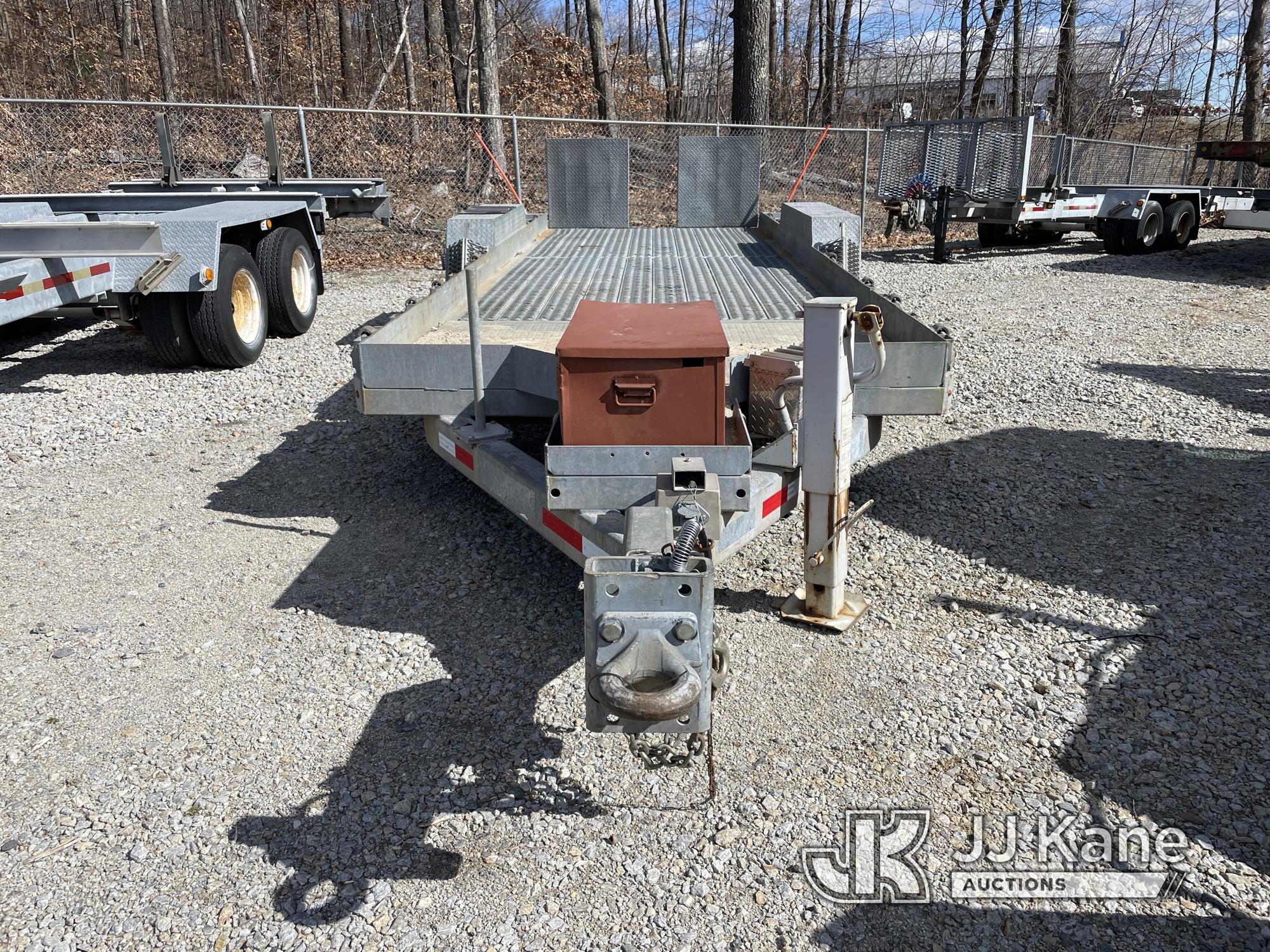 (Shrewsbury, MA) 2013 Sauber 1580-TBA Galvanized T/A Tilt Deck Tagalong Equipment Trailer